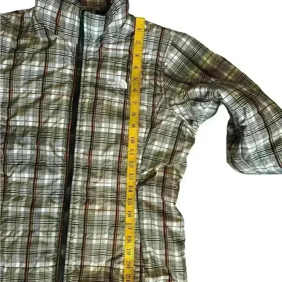 The Nortth Face Woman’s Brown Plaid Milletan Insulated Jacket She Size Medium. - Picture 8 of 11